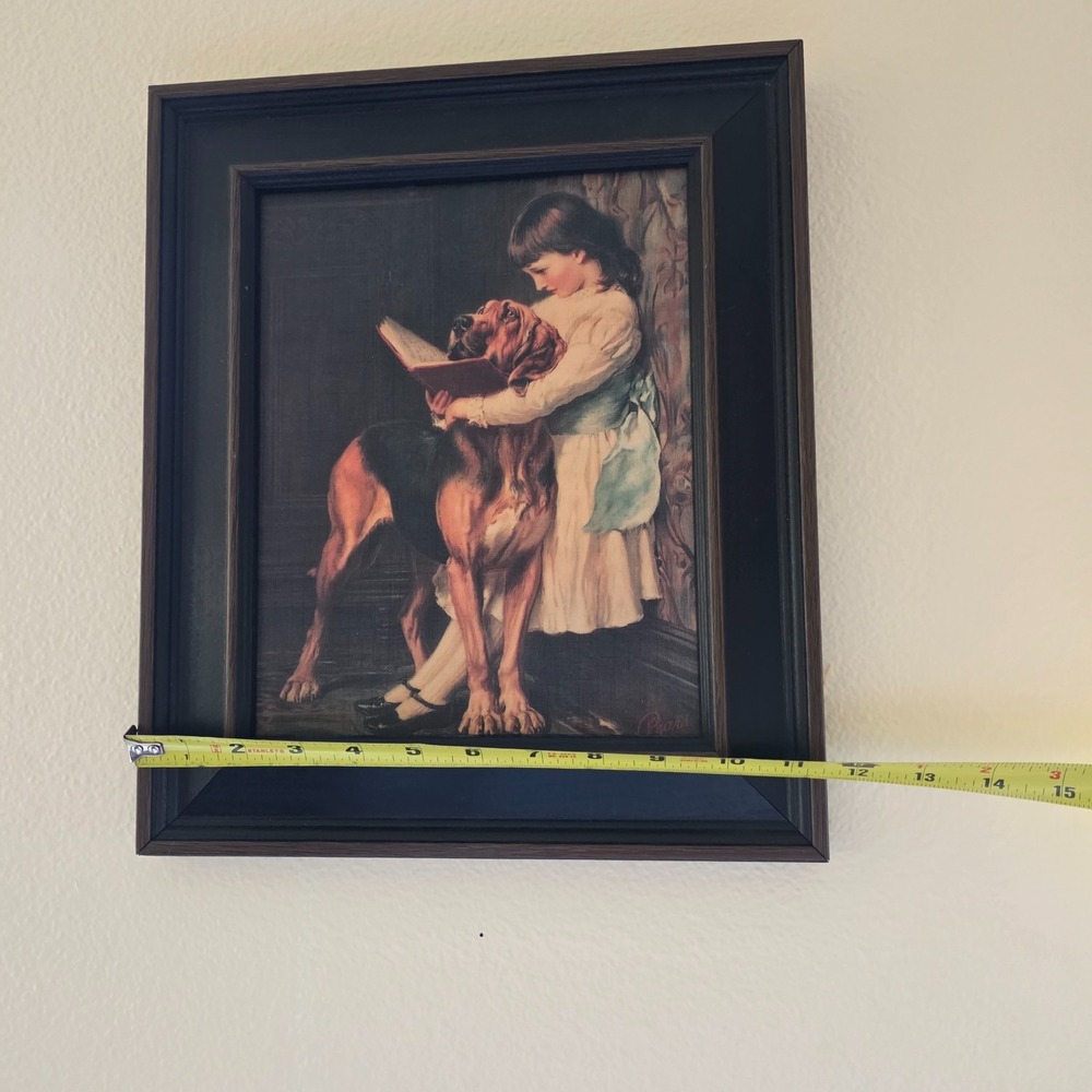 "NAUGHTY BOY" BY BRITON RIVIERE Britts Print FRAMED PRINT 13"x11" - Picture 5 of 16
